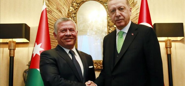 Cumhurbaşkanı Erdoğan, Ürdün Kralı 2. Abdullah ile bir araya geldi