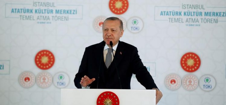 Cumhurbaşkanı Erdoğan: İstanbul Atatürk Kültür Merkezi bir zafer anıtı olacaktır
