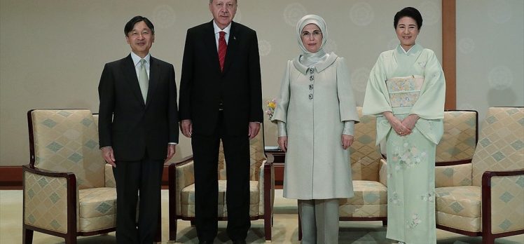 Cumhurbaşkanı Erdoğan Japon İmparatoru Naruhito ile görüştü