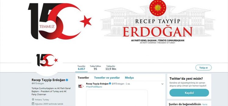 Erdoğan’dan sosyal medyada 15 Temmuz vurgusu