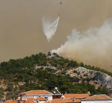 İzmir’deki orman yangını Menderes ve Seferihisar ilçelerine sıçradı