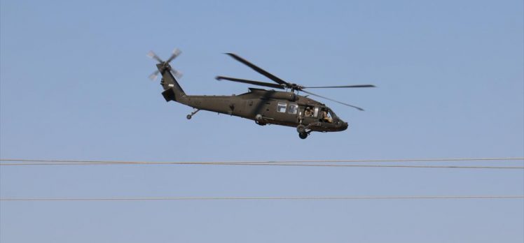 Fırat’ın doğusunda ilk ortak helikopter uçuşu