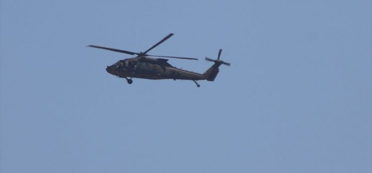 Fırat’ın doğusunda üçüncü ortak helikopter uçuşu