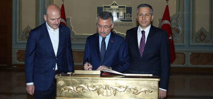 Cumhurbaşkanı Yardımcısı Oktay, İstanbul Valiliğini ziyaret etti