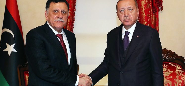 Cumhurbaşkanı Erdoğan, Fayiz es-Serrac’ı kabul etti