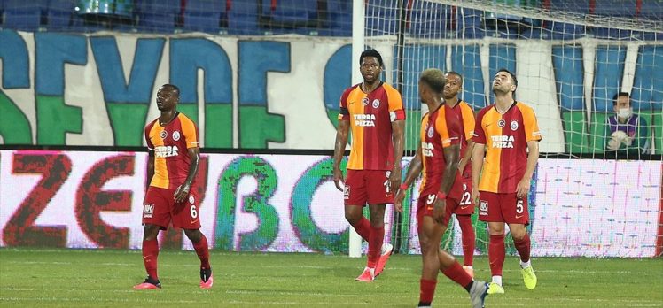 Galatasaray Rize’de ağır yaralı