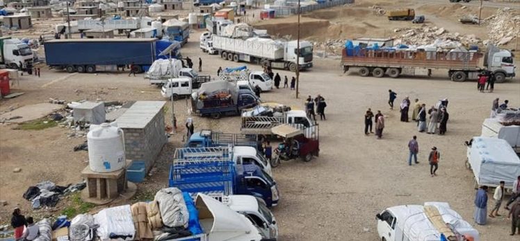 Irak’ın Kerkük ve Diyala kentindeki iç göçmenlere ait tüm kamplar kapatıldı