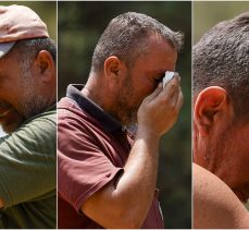Alevlerin ortasında kalan orman işçisinin son dakikaya kadar bölgeden ayrılmayacaklarını söylediği telsiz anonsu ağlattı