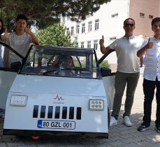 Lise öğrencileri 40 günde yaptıkları elektrikli arabayla TEKNOFEST yarışlarına katılacak