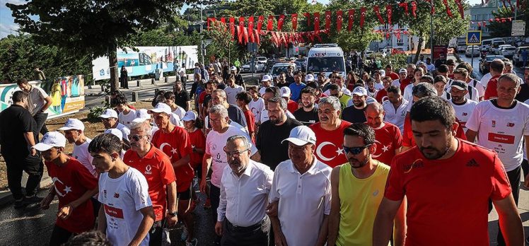 İstanbul’da “Vatan Koşusu” ile 15 Temmuz şehitleri anıldı