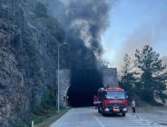 Karabük’te tünelde alev alan tankerdeki yangın söndürüldü