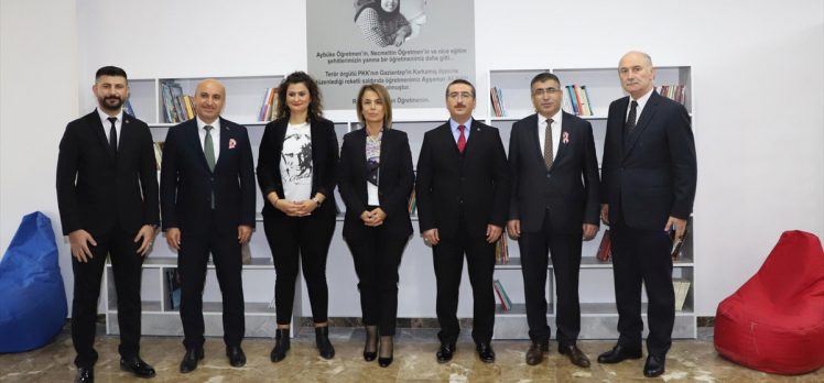 Şehit öğretmen Ayşenur Alkan’ın ismi Nevşehir’de kütüphanede yaşatılacak