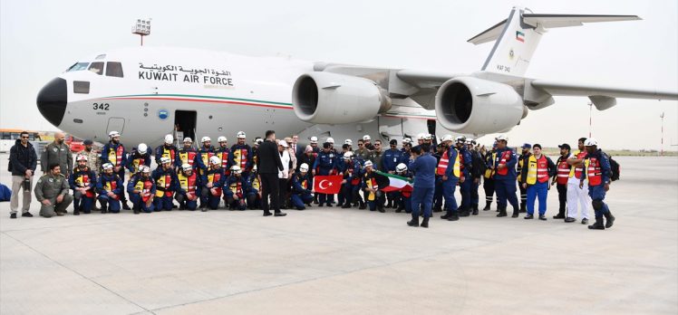 Kuveyt’ten Türkiye’deki depremzedelere gönderilen yardım uçağı sayısı 9’a ulaştı