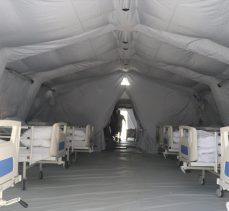 Depremden sonra nüfusu katlanan Yayladağı’nda sahra hastanesiyle hizmet kapasitesi artacak
