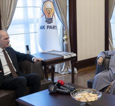 AK Parti Genel Başkanvekili Kurtulmuş, Mescid-i Aksa İmam Hatibi Sabri ile görüştü
