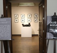 Tarihi Erzurum Kongre Binası’nda “Oluş ve Bozuluş” sergisi açıldı