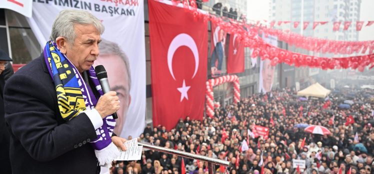 MANSUR YAVAŞ İLK SEÇİM KOORDİNASYON MERKEZİ’Nİ KEÇİÖREN’DE AÇTI