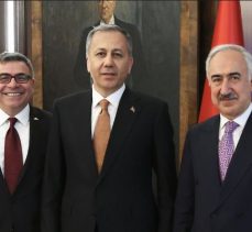 İçişleri Bakanı Yerlikaya, İstanbul Üniversitesi Rektörü Prof. Dr.  Osman Bülent Zülfikar’ı Makamında Kabul Etti
