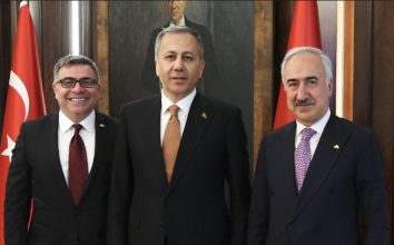 İçişleri Bakanı Yerlikaya, İstanbul Üniversitesi Rektörü Prof. Dr.  Osman Bülent Zülfikar’ı Makamında Kabul Etti