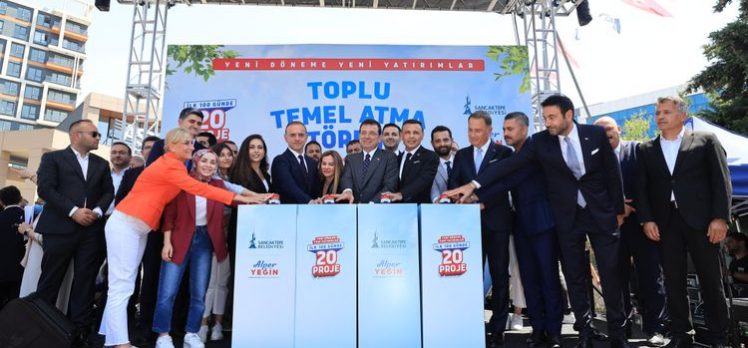 SANCAKTEPE’DE TOPLU TEMEL ATMA TÖRENİNE KATILDI