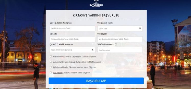 Büyükşehir’den kırtasiye yardımı