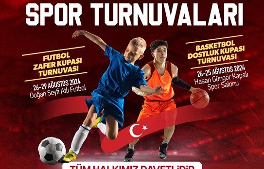 Büyükşehir’den 30 Ağustos’a özel futbol ve basketbol turnuvası