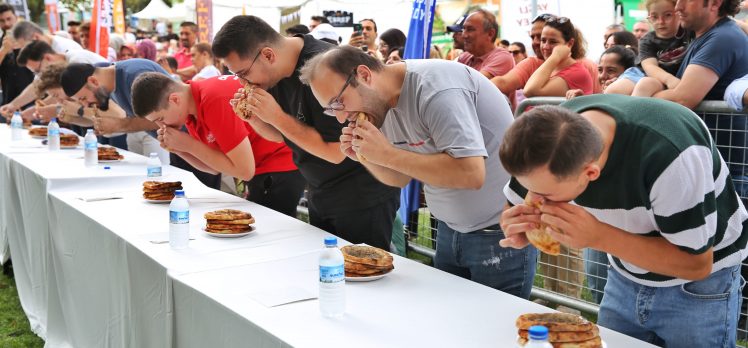 En çok yiyenlerin kazandığı festival