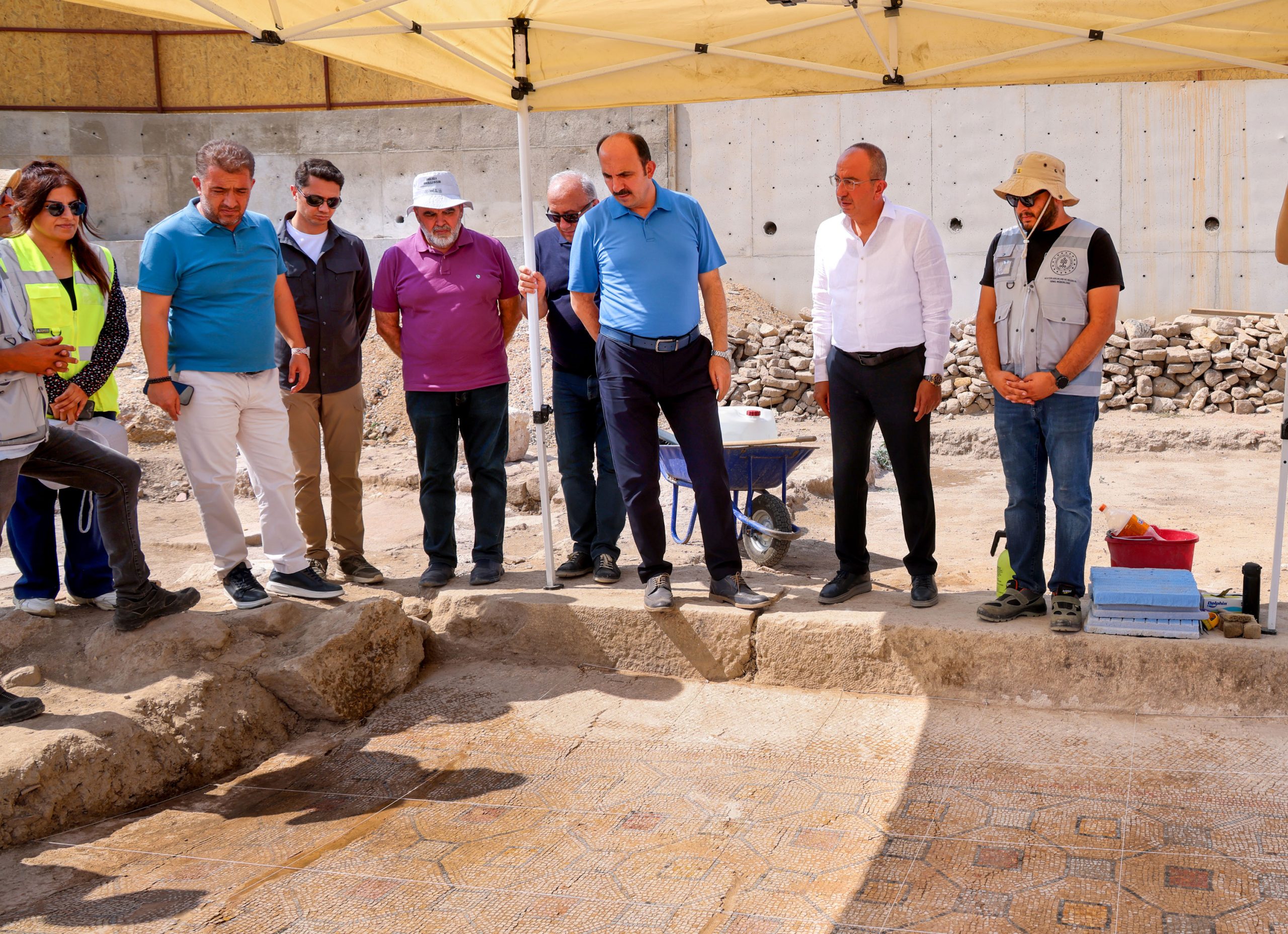 Başkan Altay Ve Başkan Kavuş Şükran Mahallesi Arkeolojik Park Alanında İncelemelerde Bulundu