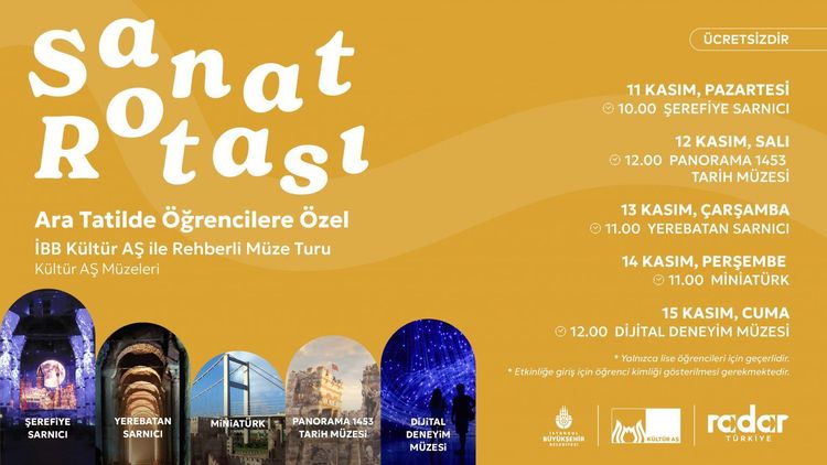 Ara Tatilde Öğrencilere Özel Sanat Rotası