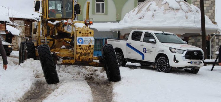 Elmalı ve Alanya’da yollar açılıyor