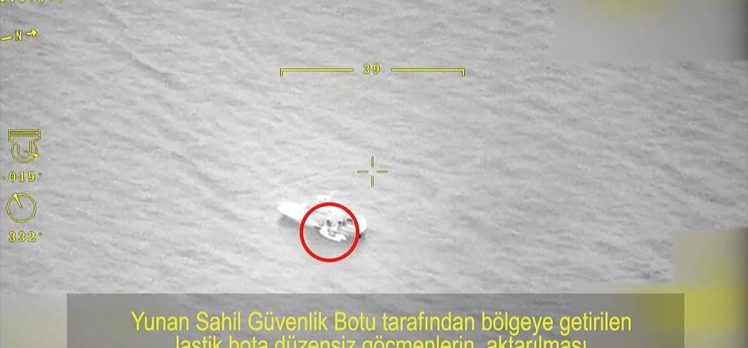 Ege’de göçmenlerin Yunan askerlerince ölüme terk edildiği anlar görüntülendi