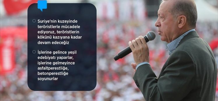 Cumhurbaşkanı Erdoğan: Bugün vizyon olarak konuştuklarımız, yarın ülkemizin hakikatleri olarak önümüze çıkacaktır