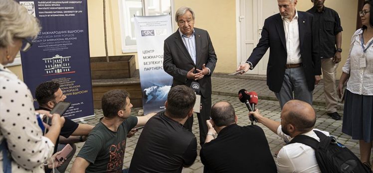 BM Genel Sekreteri Guterres, Lviv’i ziyaret etti