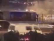 Bakırköy’de metrobüste çıkan yangın söndürüldü