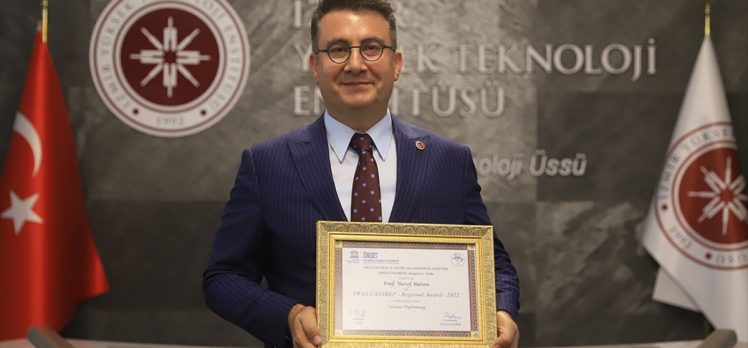 İYTE Rektörü Prof. Dr. Baran’a “Bilim Diplomasisi” ödülü