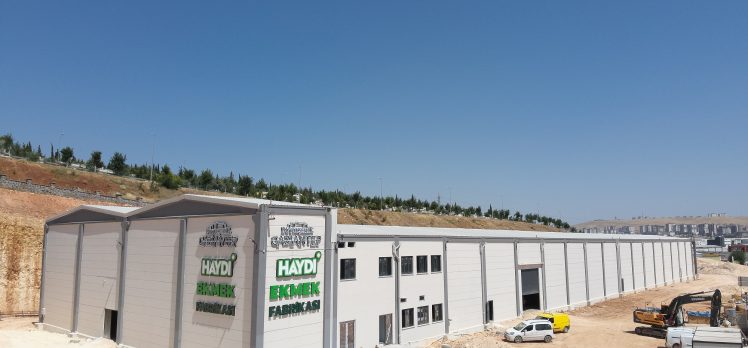 GAZİANTEP’TE HAYDİ’LER İÇİN EKMEK ÜRETİM FABRİKASI KURULDU 