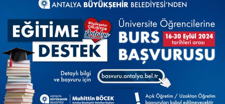 Büyükşehir’den üniversite öğrencileri eğitim desteği