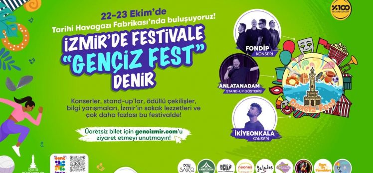 İzmir’de gençlik ve yaratıcılık rüzgarı estirecek Gençİz Fest başlıyor