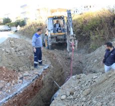 Manavgat’ta bozulan yollar onarılıyor