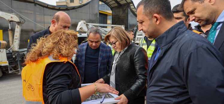 Gaziantep Büyükşehir, Tugay Köprülü Kavşağı’nda Şerit Arttırma Çalışmalarına Başladı