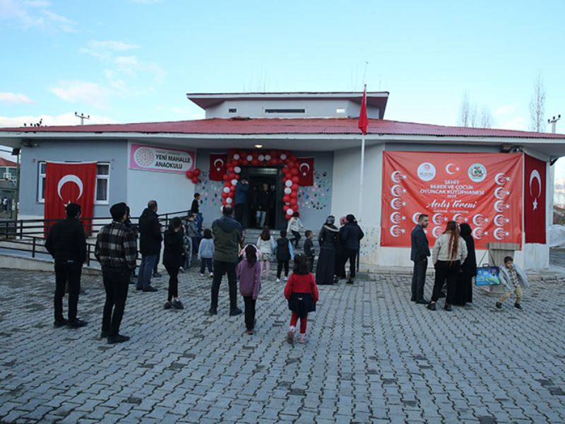 Hakkari’de Şehit Bebek ve Çocuklar Anısına Kütüphane Kuruldu