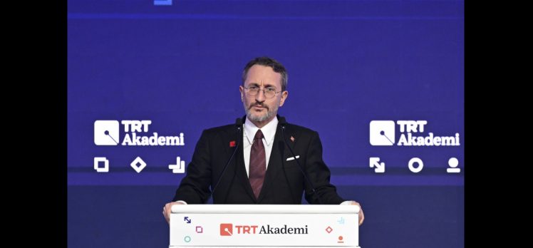 İletişim Başkanı Altun, TRT Akademi’nin tanıtım programında konuştu